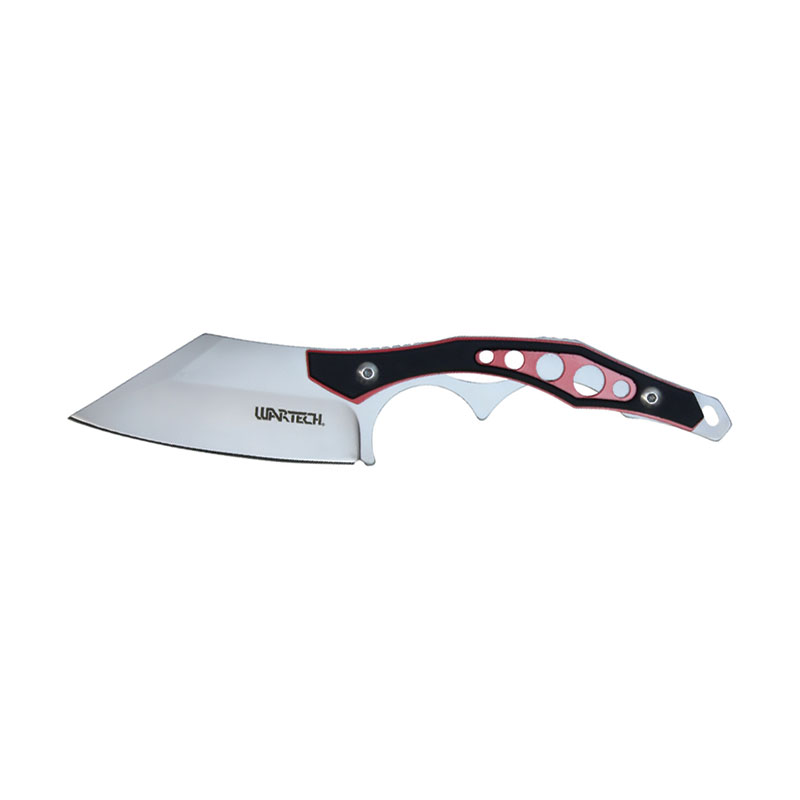 ''Stealth Cleaver: 7.5'''' Tactical Fixed Blade - Red''