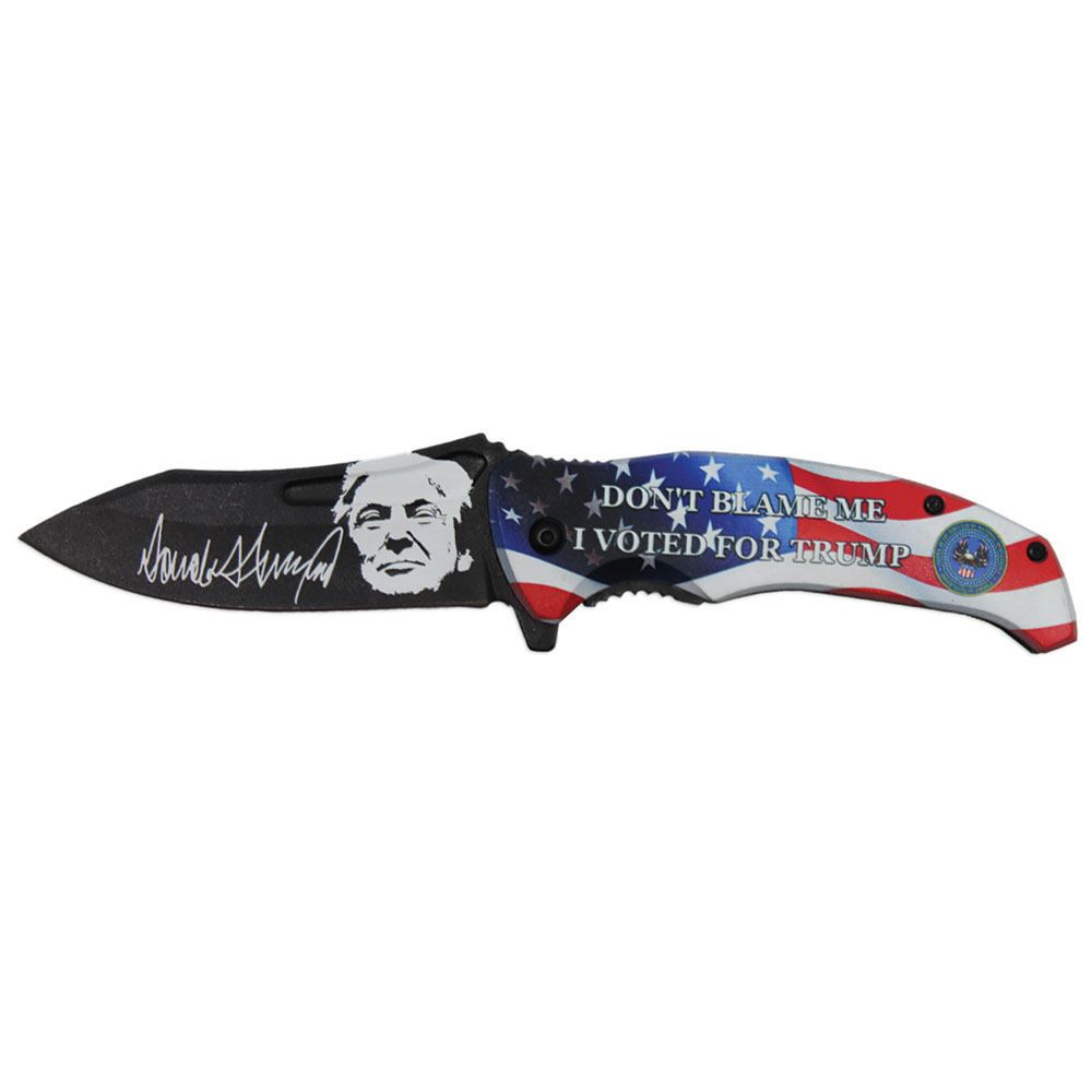 TRUMP 2024: Don't Blame Me I Voted for TRUMP Assisted Opening Knife