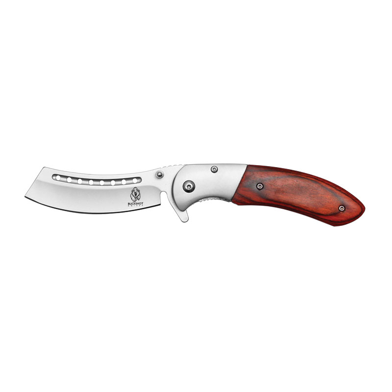 MonarchEdge Elegance Assisted POCKET KNIFE - Red Wood