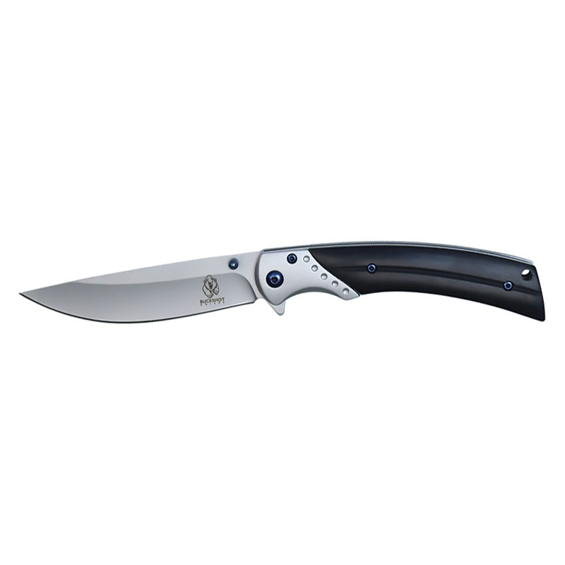 Azure Arc - Assisted Open POCKET KNIFE with Black Wood Elegance