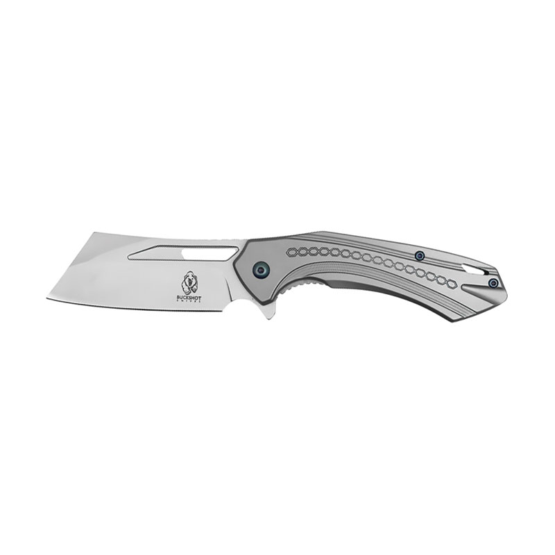 ''Silver Slash - 7.5'''' Silver Steel Assisted Open POCKET KNIFE''