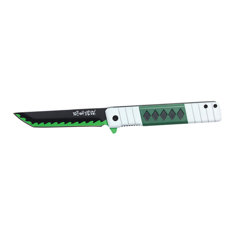 ''Blade of the Ancients - 8'''' Replica Anime POCKET KNIFE - Green''