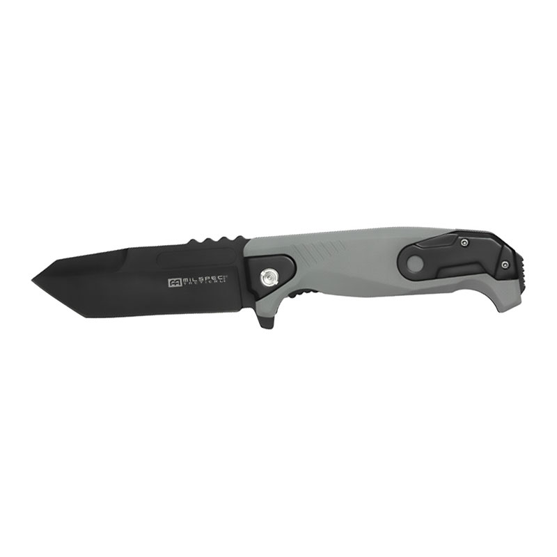 ''Covert Operative - 8'''' Black Milspec Tactical POCKET KNIFE''