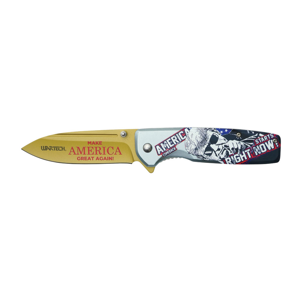 TRUMP 2024: America's Comeback Starts Right Now Assisted Pocket Knife