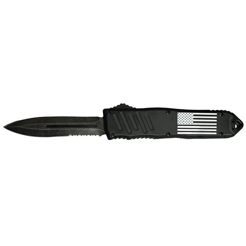 Patriotic Stone Washed DAGGER OTF - Black