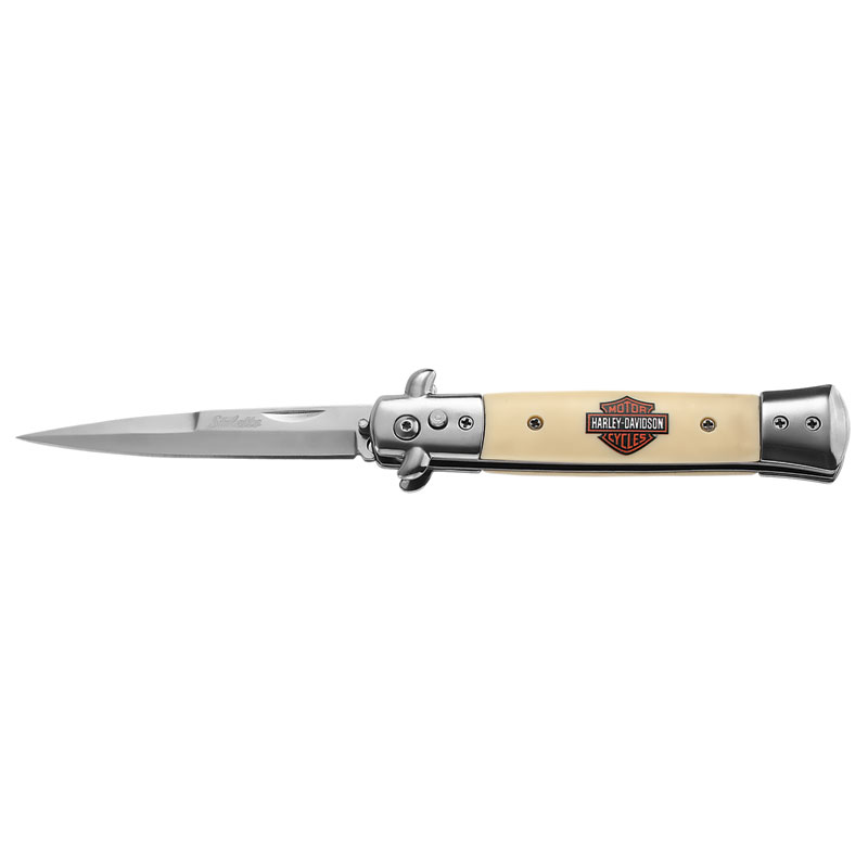 Harley Heritage: Automatic Knife - Ivory