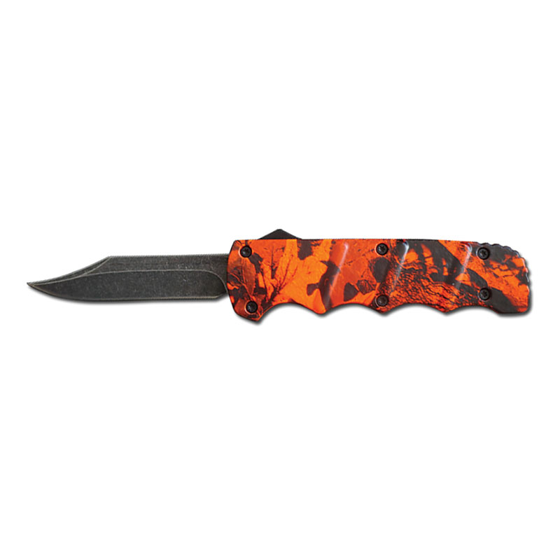 Tactical Precision OTF AUTOMATIC KNIFE - Red Camo