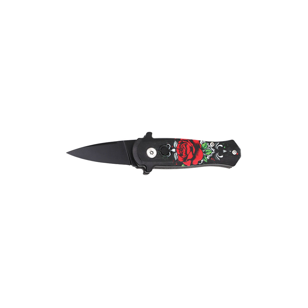 California Legal Automatic Knife: Compact and Powerful - Rose