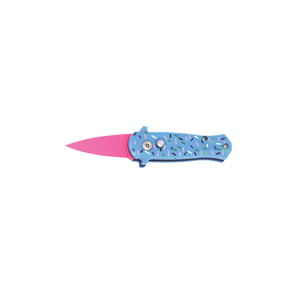 California Legal Automatic Knife: Compact and Powerful - Blue Cupcake