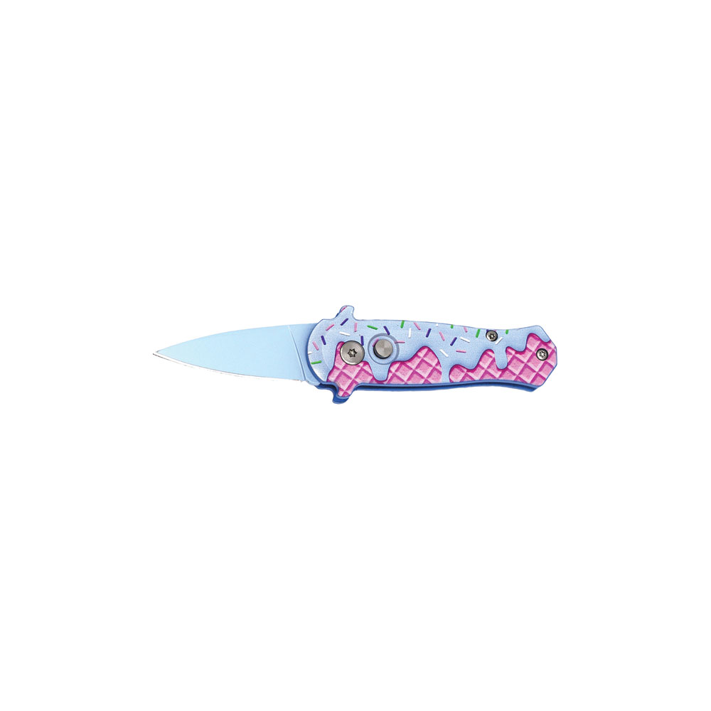 California Legal Automatic Knife: Compact and Powerful - Waffle Cone with Icing