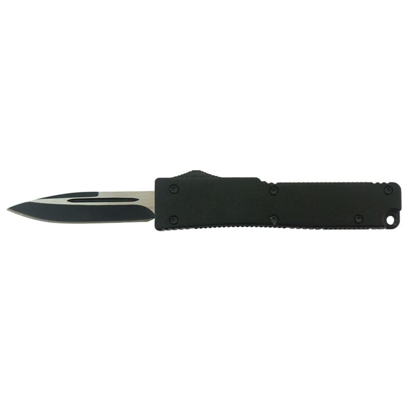 IN-AND-OUT AUTOMATIC KNIFE with Front Button - Black