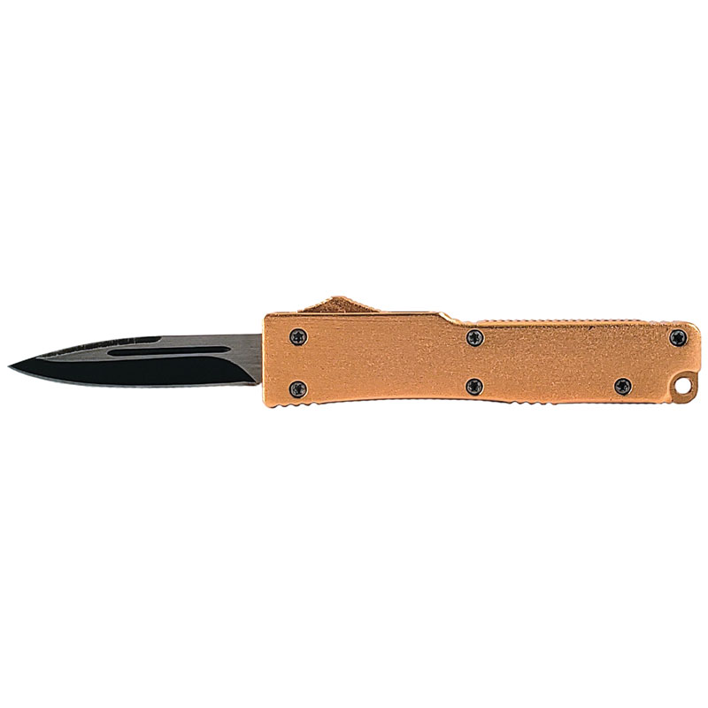 IN-AND-OUT Automatic Knife with Front Button - GOLD