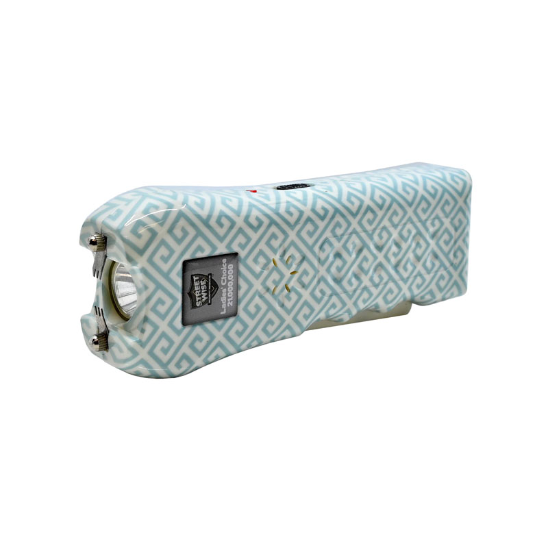 ''Ladies Choice 21,000,000 STUN GUN with Alarm - Teal Pattern''