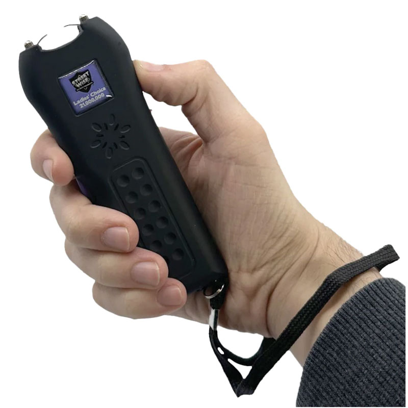 ''Ladies Choice 21,000,000 STUN GUN with Alarm - Purple Accents''