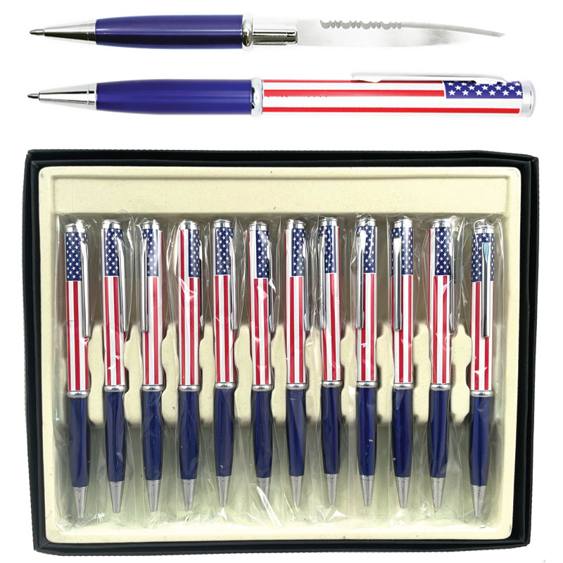 USA Covert PEN Knife - 12 Piece Display